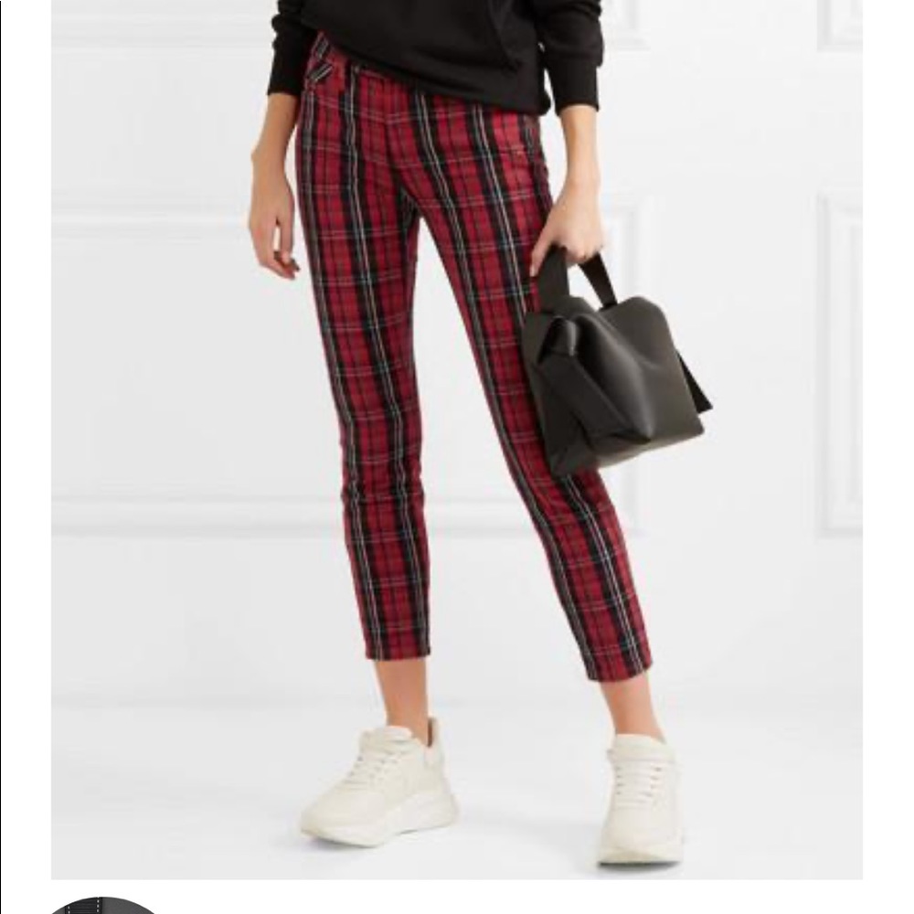 Current/ Elliott plaid pant size 30 NWOT